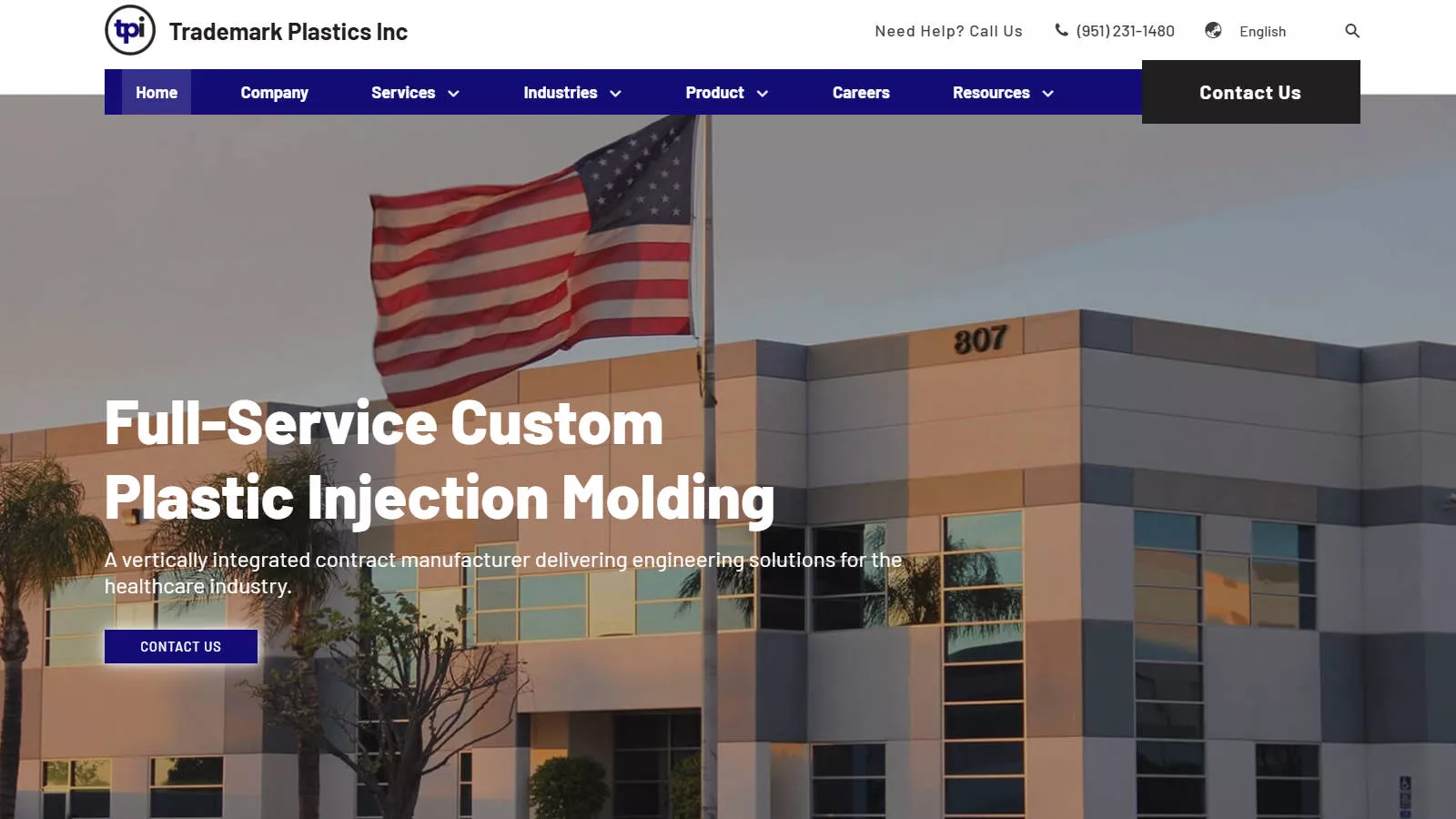 Trademark Plastics TPI custom medical plastic injection molding and component manufacturing