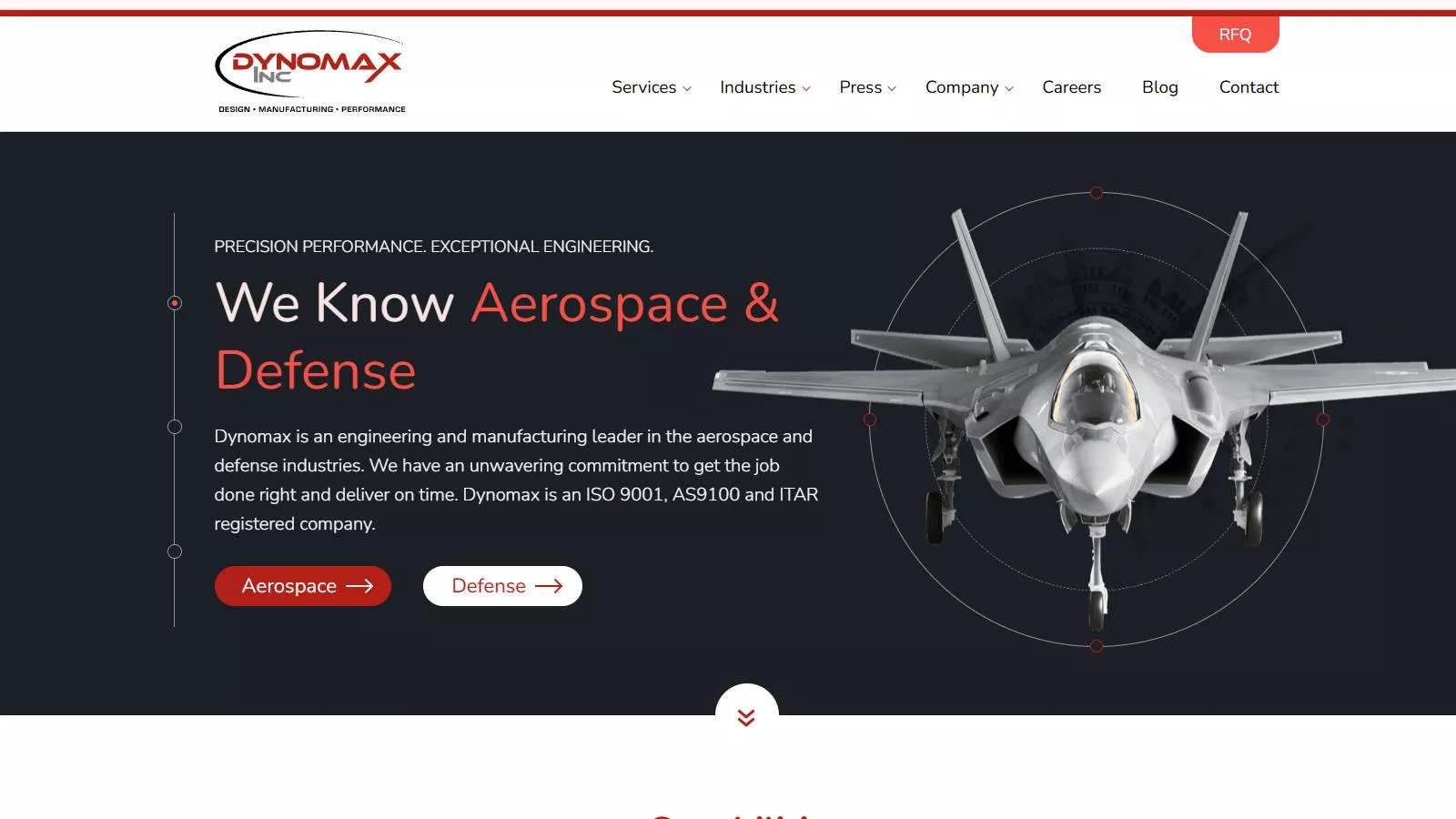 Dynomax precision manufacturing capabilities for medical device components